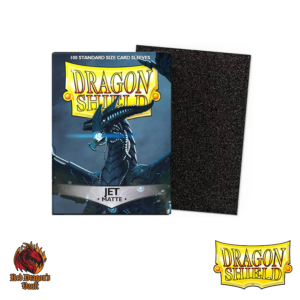 Dragon Shield Jet Sleeves Matte 100