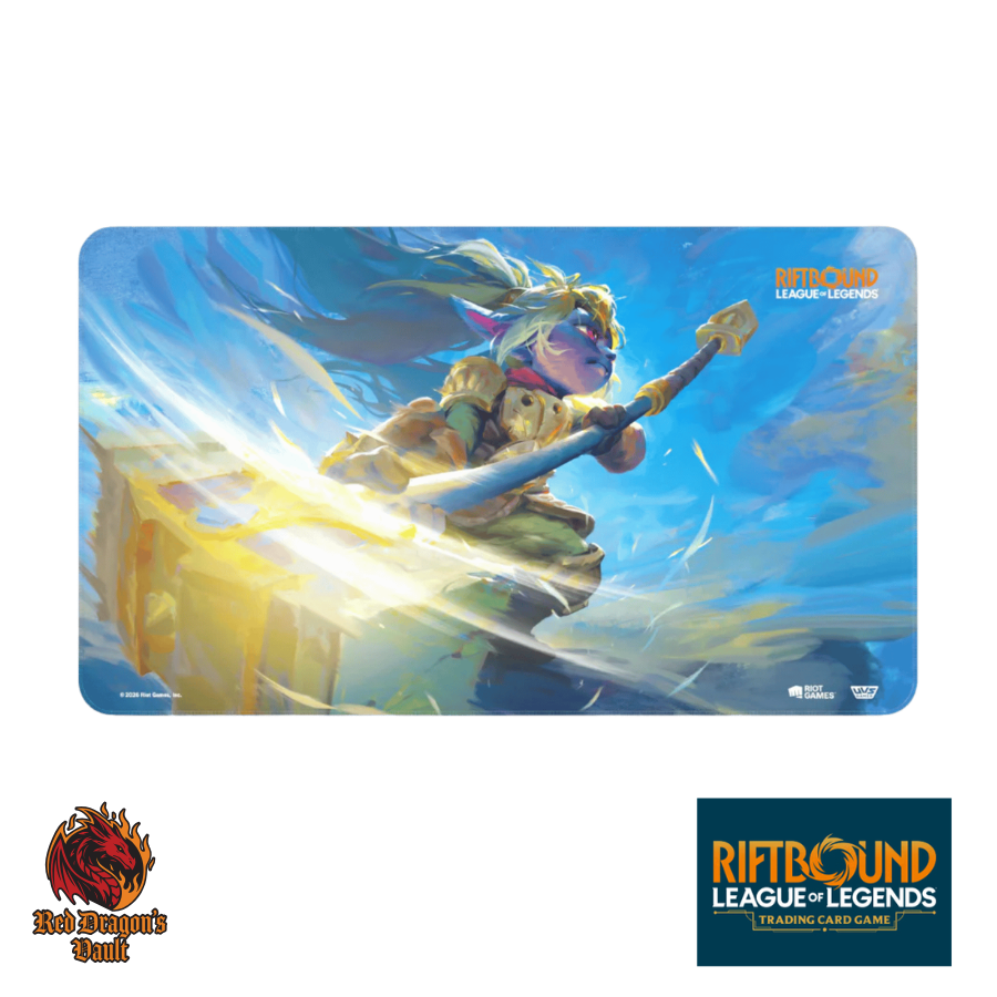 Riftbound League of Legends Unleashed Playmat Poppy, Keeper of the Hammer
