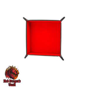 Fold Up Dice Tray Red