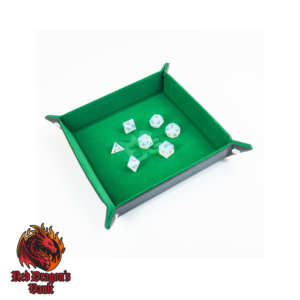 Fold Up Dice Tray Green