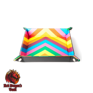 Fold Up Dice Tray - Rainbow